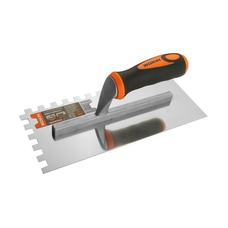 Wokin Plastering Trowel With Teeth Plastic Handle Industrial 355102